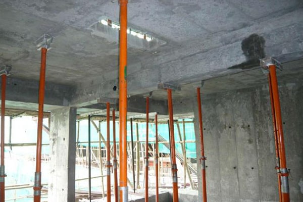 Effect after aluminum formwork removal