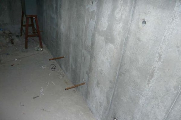 Effect after aluminum formwork removal
